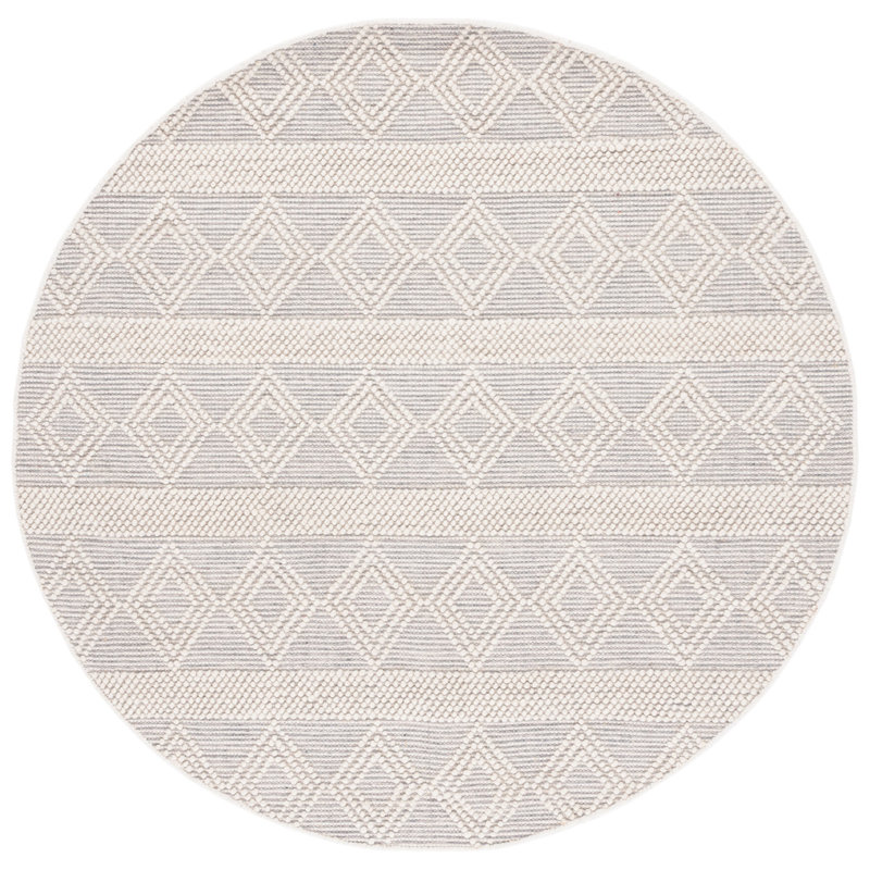 Tapis Natura 306 ivoire / beige Nat306A, Rond 6 pi