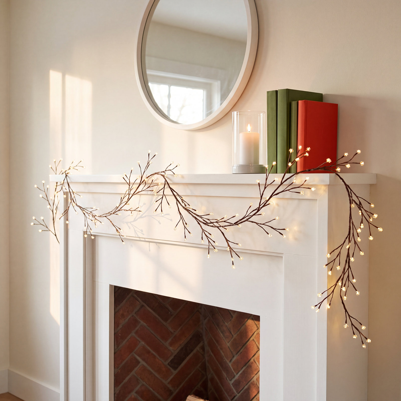 72" Pre-Lit Thanksgiving Garland