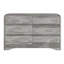 Commode 6 tiroirs Catoe, gris-978374520