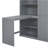 Full Size Bunk Bed With Wardrobe,Desk And Shelves-105583579