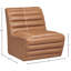 Fauteuil d'appoint en cuir Haowen Haowenn-919109793