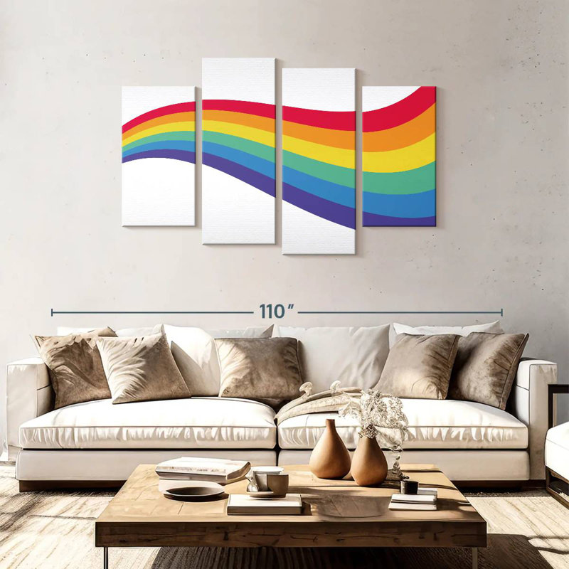 Kiahanna Eternal Pride Colors, 48" H x 75" W