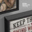 «Baseball Faith Motivation Quote Rustic Sports Decor», reproduction d'art encadrée sur toile-133702908-133702909