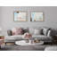 Vikshi Soft Abstract Brushstrokes - Ensemble de 2 reproductions encadrées sur toile-86897863