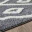 Tapis d'intérieur bleu en polyester tissé à la machine Eliot-1694156680