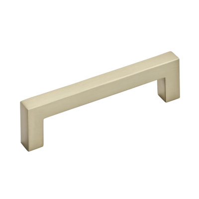 Monument 3-3/4 inch (96mm) Center-to-Center Golden Champagne Cabinet Pull - 10 Pack