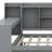 Full Size Daybed With Storage Shelves, Headboard And Desk, Wooden Platform Bed With 3 Drawers And USB Ports-26861999