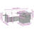 Vidaxl Garden Sofa Set Black