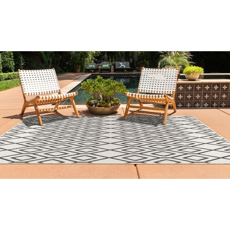 Tapis d'extérieur couleur brun clair, Rectangle 6 pi x 9 pi