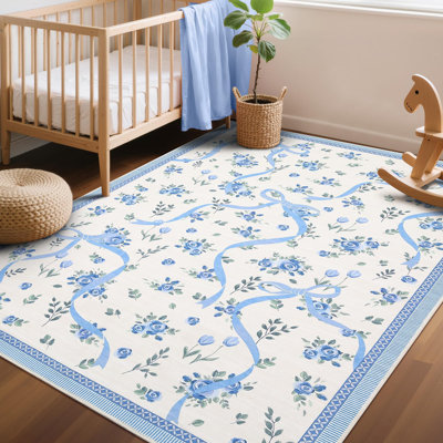 Tapis décoratif lavable