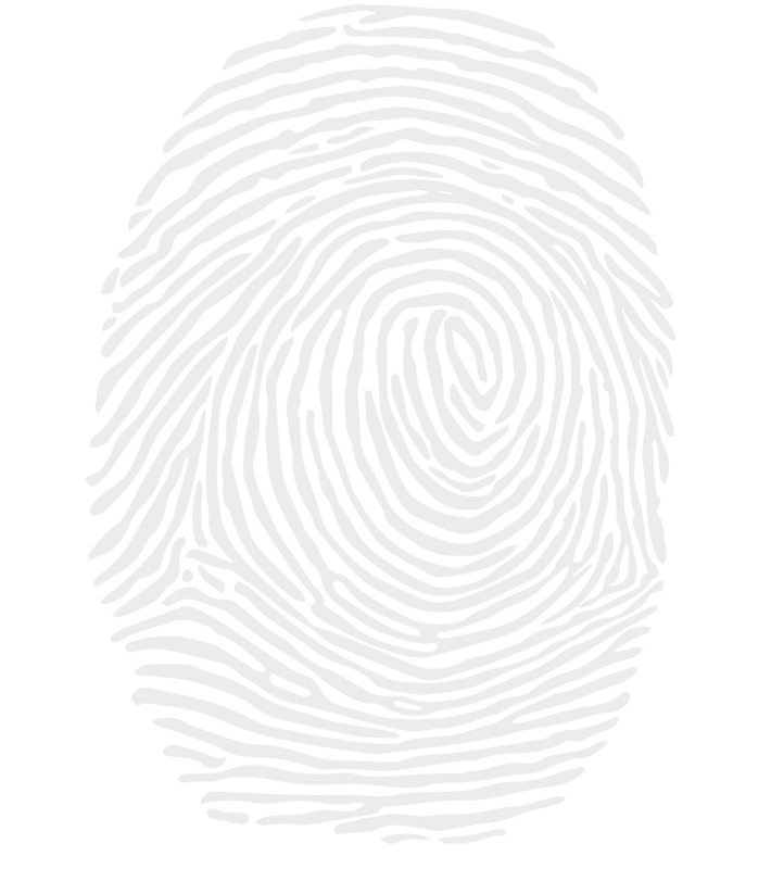 Décalcomanie murale à empreinte digitale, Blanc, H 30 po x l 21 po x P 0,01 po