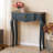Sylvan classic  Console Table with Spruce Finish, Brown/Blue 31.33'' H X 29.23'' W X 9.7'' D