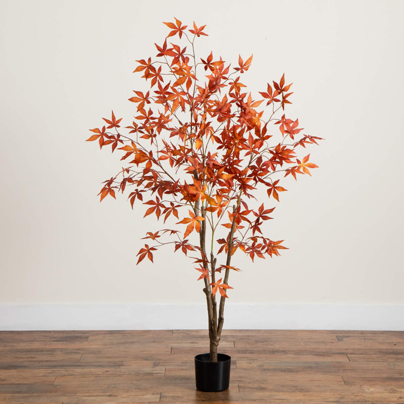 5Ft. Autumn Japanese Maple Artificial Fall Tree