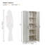 Armoire de rangement robuste à double porte, armoire de chambre à coucher autoportante, garde-manger de cuisine-739212908