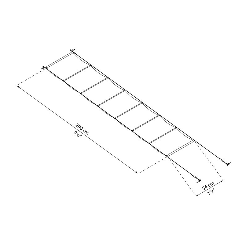 3m W x 0.5m D Fabric Replacement