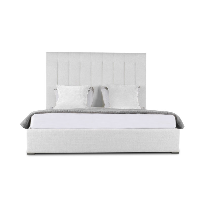 Dezyah Upholstered Standard Bed, King, Off White Revolution®