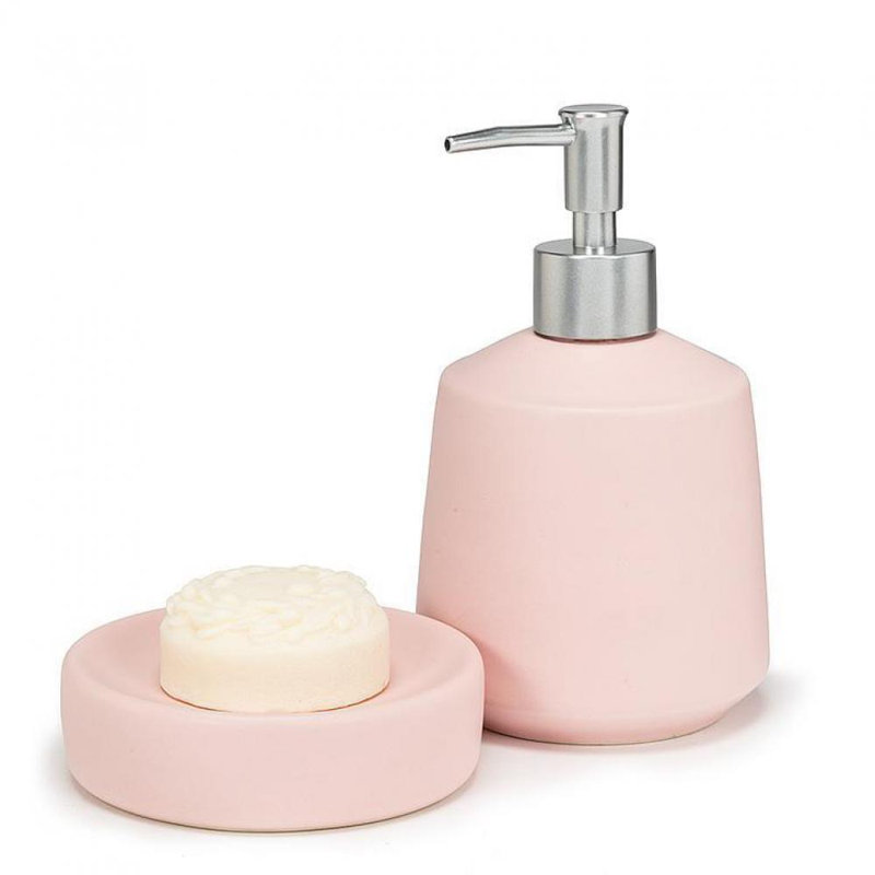 Porte-savon Alfa, Rose mat