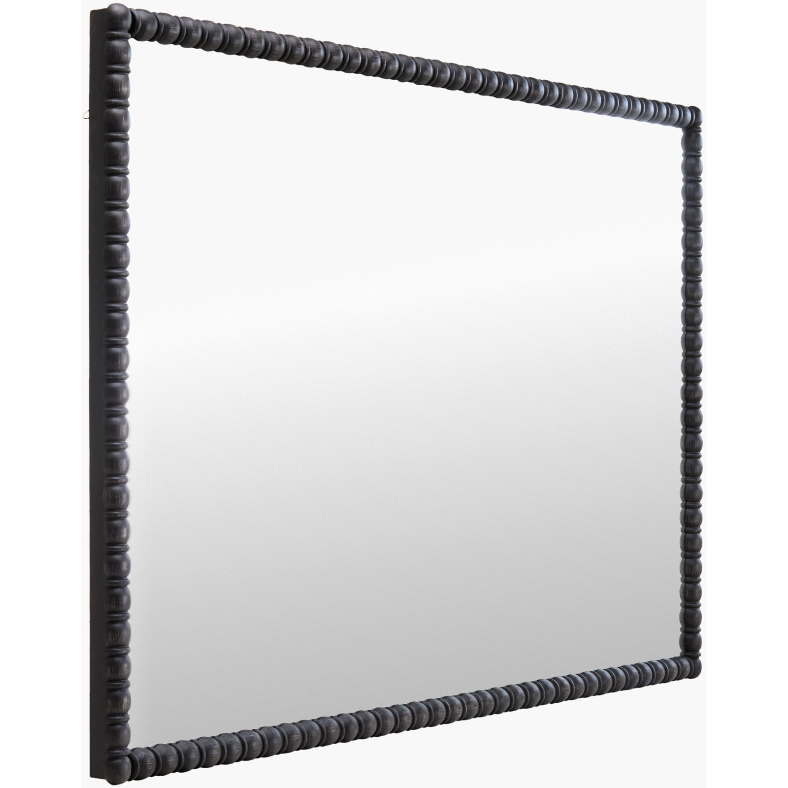 Karling Blair Pine Accent Mirror, 72" x 47", Black