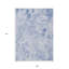 Tapis intérieur lavable floral bleu ciel et denim 9 pi x 12 pi HomeRoots