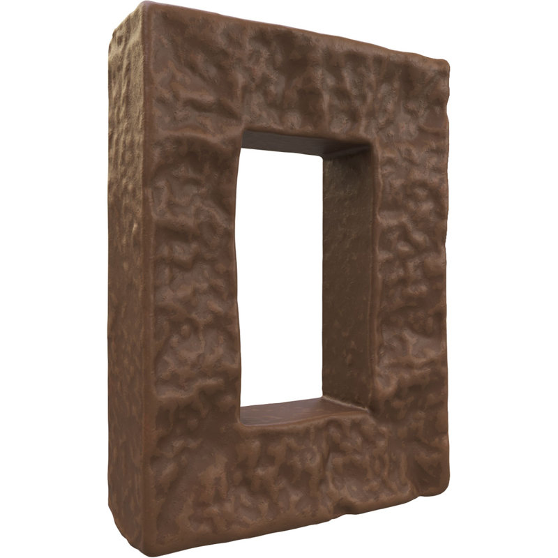 Couvercle électrique universel pour panneaux de parement en faux pierre EverStone, l 5 1/2 po x P 1 7/8 po x H 7 3/8 po, couleur brun patiné