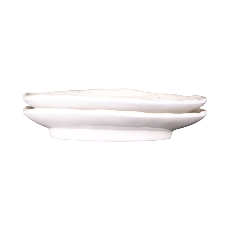 Van Gogh Deep Oval 9 oz. 7.8" Melamine Plate, Black
