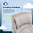 Serta Comfort Classic Office Chair, Ergonomic Lumbar Support, Semi-Plush Cushion and Body Pillows-104831325