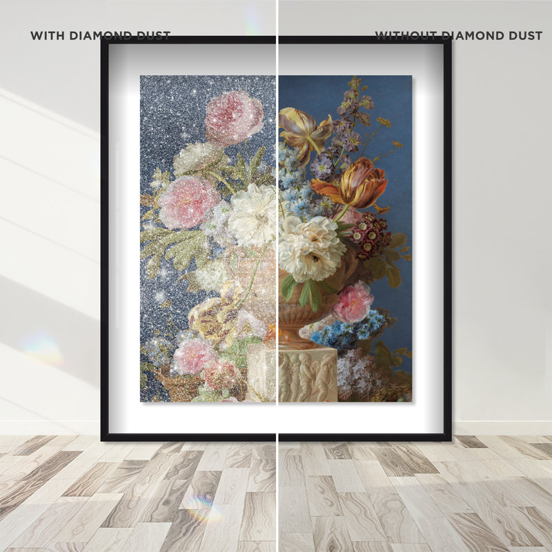 Portmanteau Vase Shadowbox Floral & Botanical Print by Oliver Gal, Black Frame, 16 x 20, Black Frame, 21.5"H x 17.5"W