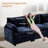 4 Piece Upholstered L Shaped Sectional Sofa-1367175796