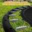 Trampoline YumHome de 3,66 m (12 pi), certifié ASTM, structure gonflable extérieure pour jardin, cadre en acier robuste avec filet de sécurité et échelle, capacité de charge de 150 kg (330 lb), conçu pour le plaisir de toute la famille, facile à assembler et résistant à la rouille