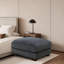 Repose-pieds de salon en velours côtelé de 37 po de largeur-97791725