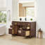 Beckett 54" Freestanding Single Bathroom Vanity with Quartz Top-355308199-349013805-349013793