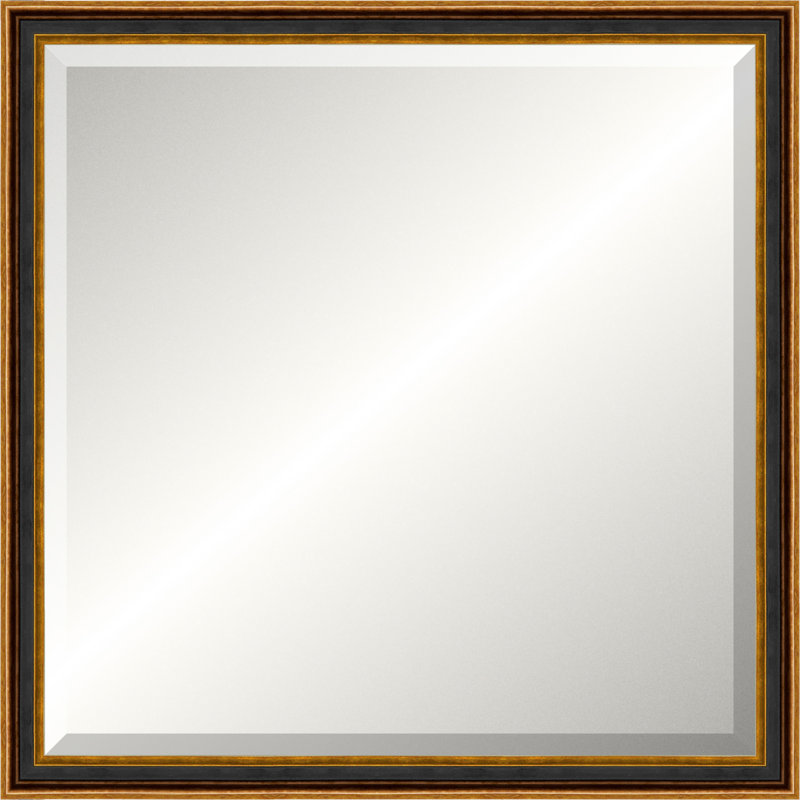 Antique Old World Mirror, Small Square