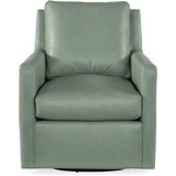 Jaxon Leather Swivel Armchair