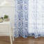 Rideaux semi-transparents Sunburst Shibori Ikat