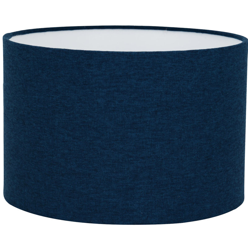 Linen Drum Lamp Shade ( Screw On ), 25cm H x 40cm W x 40cm D, Wine