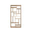 M Solid Wood Geometric Bookcase