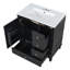 Meuble-lavabo 30 po avec lavabo, une porte avec tablette et trois tiroirs-851530582