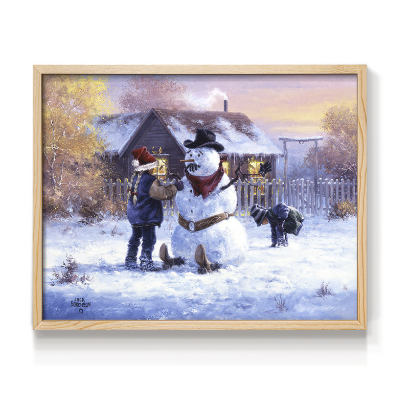 Gonna Be in Trouble - Reproduction encadrée - Restickable, H 11 po x l 14 po, Naturel