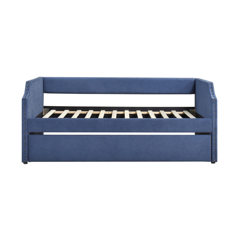 Lit de jour Modern, Bois bleu, Bleu