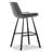 Upholstered Counter Stool with Metal Frame-1803781941