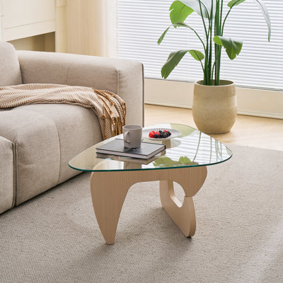 Tables basses en verre Table basse de style campagnard Mid-Century
