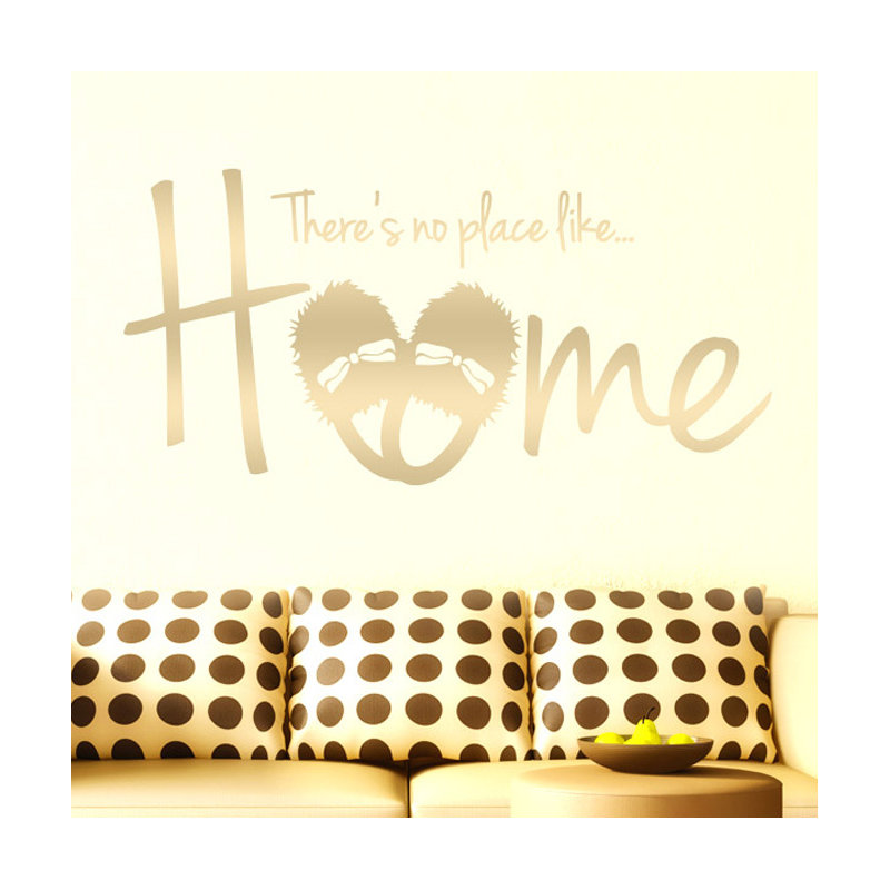 Non-Wall Damaging Wall Decal, Large, Shiny Gold