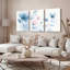 «Watercolor Floral», impression sur toile abstraite (ensemble de 3)-173517682