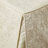 3 Piece Split Corner Pleated Quilted Bedspread Cream Queen