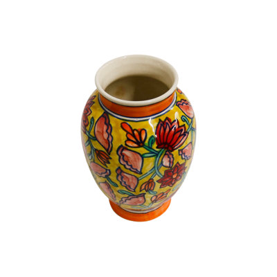 Vase en céramique multicolore Home & Manor