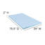 Surmatelas en mousse à mémoire de forme hypoallergénique et infusée de gel 2 po Addilynn-1876905309