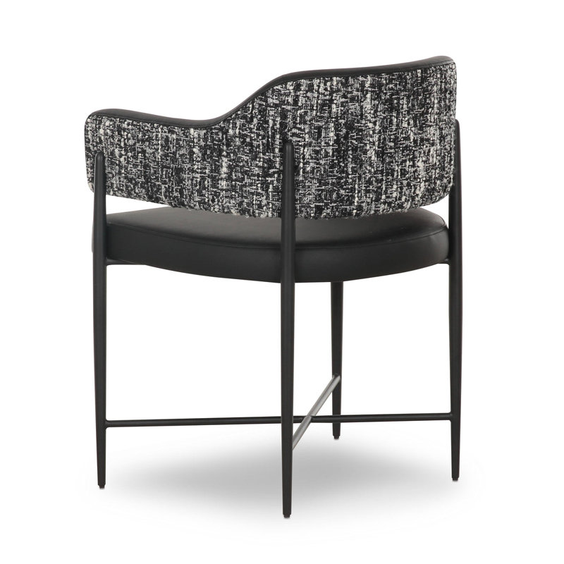 Chaise de salle à manger Lauren, Noir