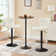 Swivel Adjustable Height Modern Bar Stools with Metal Frame