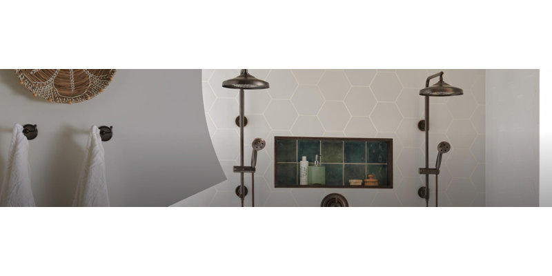 Essential™ 18" Euro Round Shower Column