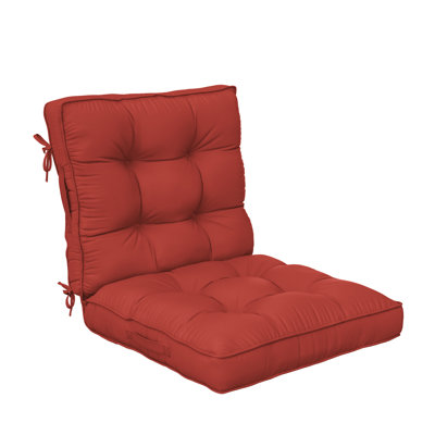 Anjelyka 20"W X 20"D Outdoor Cushions Indoor And Outdoor Seat/Back Cushion, Upgraded Filled Patio Chair Cushions